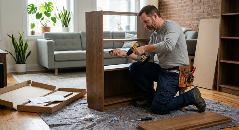 Bookcase Assembly in Overland Park, KS