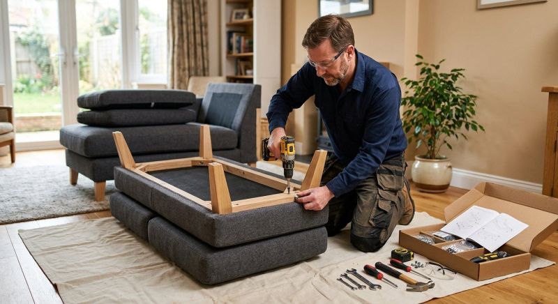 Couch Assembly in Littleton, CO