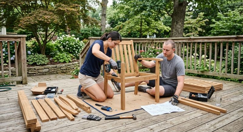 Deck Furniture Assembly in Denver County, CO